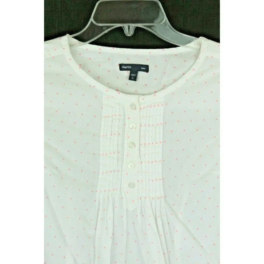 Gap Polka-Dot Shirt Girl's XL Pink